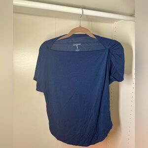 Blue One Sleeved Shirt